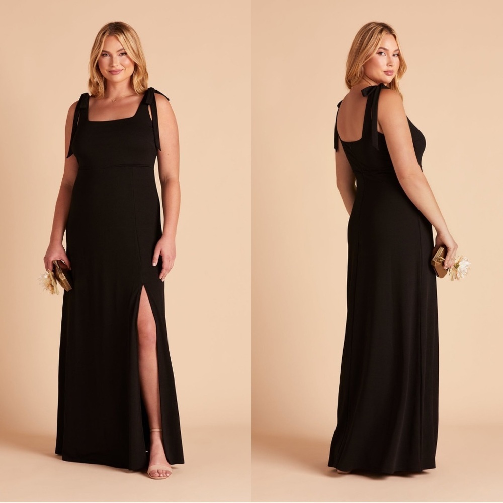 NWT Birdy Grey Alex Convertible Bridesmaid Dress Black 1X - Picture 2 of 5